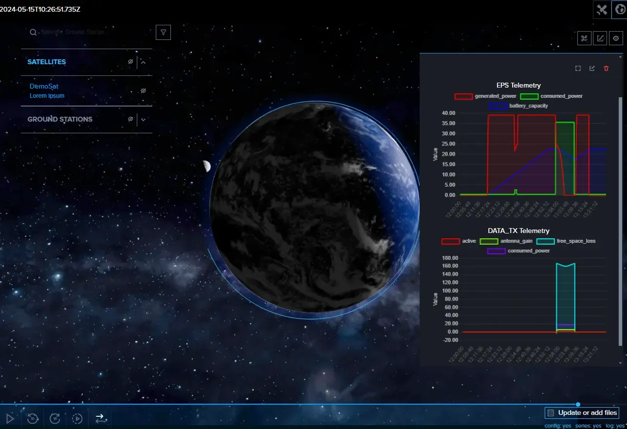 3D Visualizations and Orbital Simulations
